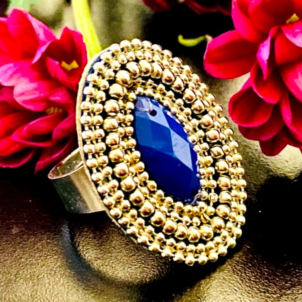 🦋 Boho Seed Bead Adjustable Ring - Picture 2 of 13
